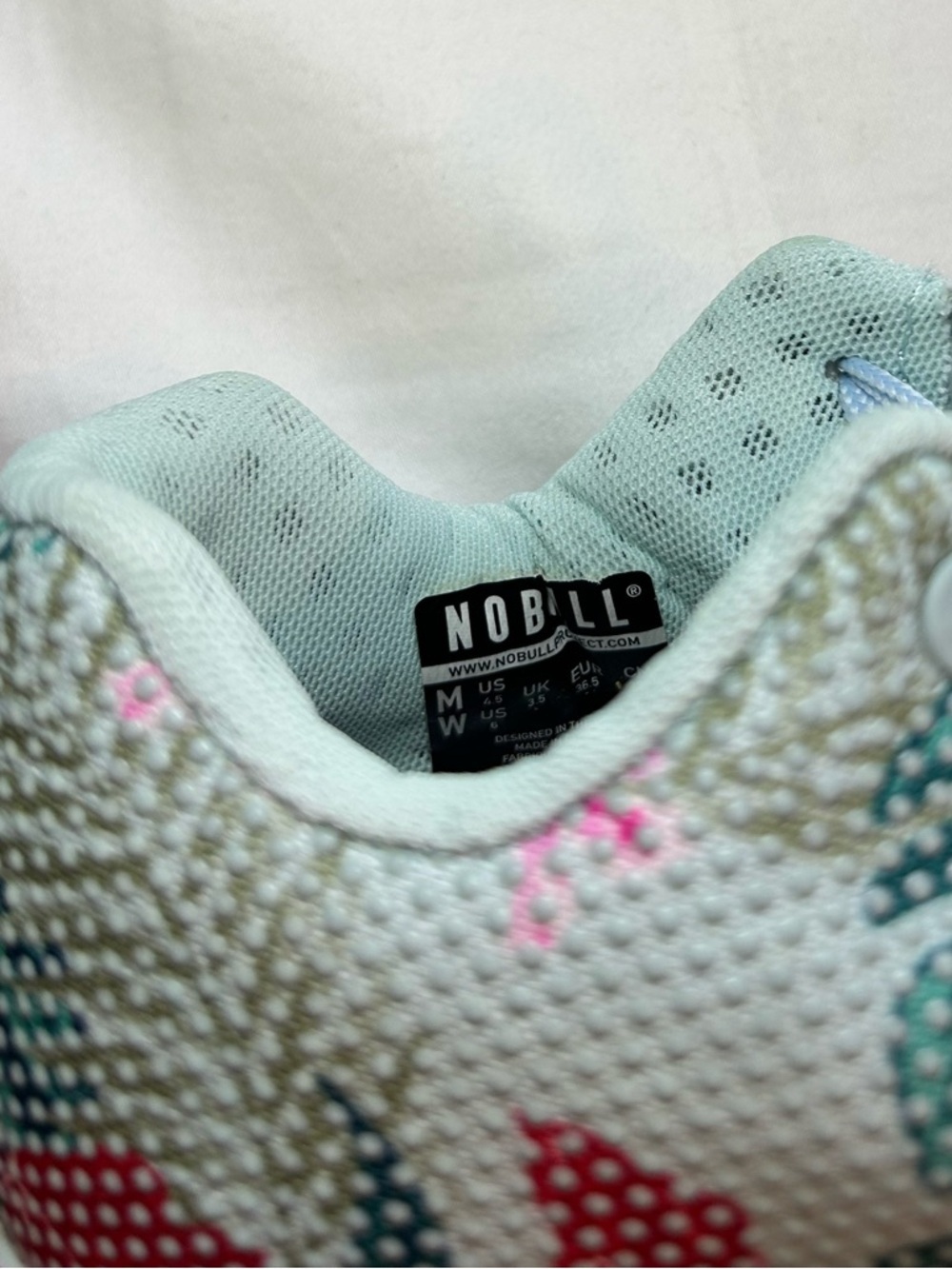 NOBULL Outwork Edge Training Shoes Tropical Sky Women’s Size 6 - Picture 7 of 8